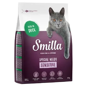 Meilleurs prix pour Smilla Adult Sensitive sans céréales canard - Croquettes pour chat