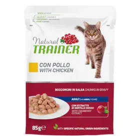 Meilleurs prix pour Natural Trainer Adult poulet nourriture humide pour chats