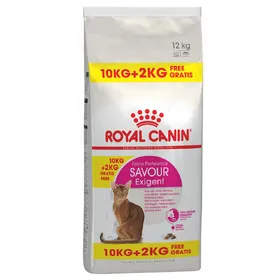 Comparer les prix de Savour Exigent Royal Canin Croquettes pour chat + 2 kg offerts !