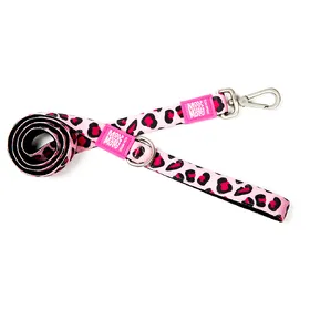 Comparer les prix de Laisse courte Max & Molly Leopard Pink pour chien - taille XS : L 120 x l 1 cm