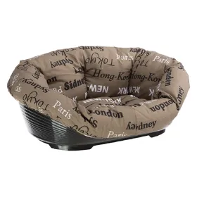 Comparer les prix de Housse Sofà Cities pour corbeille Ferplast Siesta Deluxe - taille 4 : L 64 x l 48 x H 25 cm