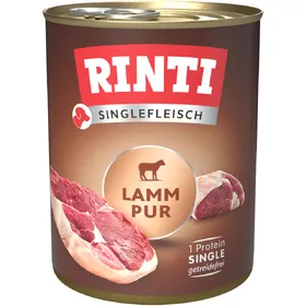 Meilleurs prix pour Lot RINTI Viande Pure 12 x 800 g pour chien - pur agneau