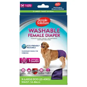 Meilleurs prix pour Couche lavable Simple Solution pour chien - taille XL, 1 couche