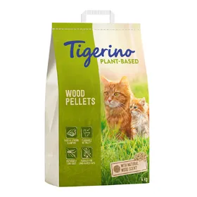 Comparer les prix de 8l (4kg) Litière pour chat Tigerino Plant-Based Bois-Pellets - Parfum naturel de bois, sans parfum