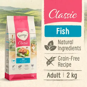 Meilleurs prix pour 10 kg (5 x 2 kg) Feringa Adult Classic poisson nourriture sèche pour chats
