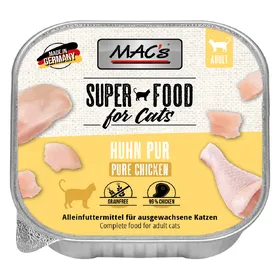 Meilleurs prix pour MAC's 16 x 85 g pour chat - pur poulet