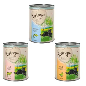 Comparer les prix de Feringa Single Meat Menus à la viande lot II 3 variétés - Pâtée pour chat