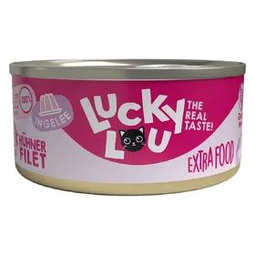 Comparer les prix de 70g Lucky Lou Extra Food filet en gelée Filet de poulet Nourriture pour chat humide