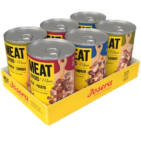 Comparer les prix de Josera Meatlovers Menu mix (3 variétés) - Pâtée pour chien