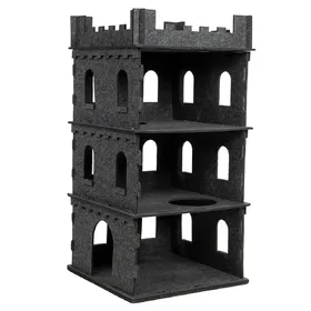 Meilleurs prix pour Maisonnette CanadianCat Company Château fort en feutre pour chat - environ L 55 x l 55 x H 108 cm
