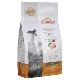 Comparer les prix de Almo Nature HFC Adult XS-S poulet pour chien - 1,2 kg