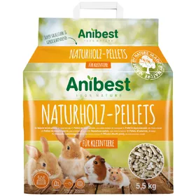 Meilleurs prix pour Pellets en bois naturel Anibest pour petits animaux - 2 x 10 l (11 kg)
