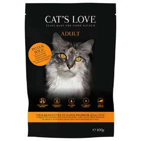 Meilleurs prix pour Cat's Love Adult dinde, gibier pour chat - 2 x 400 g