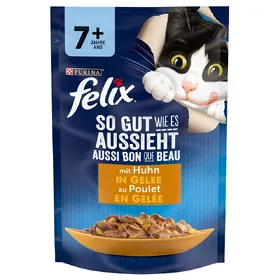 Meilleurs prix pour Felix Tendres effilés Senior 26 x 85 g pour chat - poulet