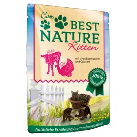 Meilleurs prix pour Lot Best Nature Kitten 32 x 85 g pour chaton - dinde, veau