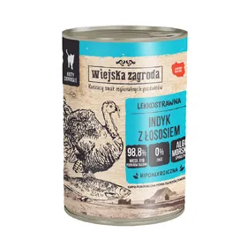 Meilleurs prix pour Wiejska Zagroda 12 x 400 g - dinde, saumon