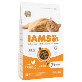 Meilleurs prix pour Iams for Vitality - Senior Poulet pour Chat 3 kg