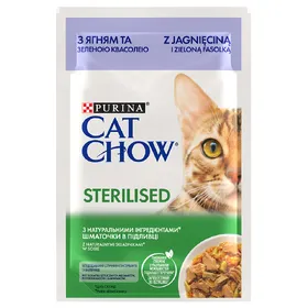 Meilleurs prix pour PURINA Cat Chow 26 x 85 g pour chat - Sterilised agneau, haricots verts