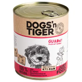 Meilleurs prix pour Lot Dogs’n Tiger Adult 12 x 800 g - bœuf, potiron