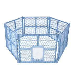 Comparer les prix de Enclos plastique Playpen hexagonal 150 x 170 x 66 cm pour chien