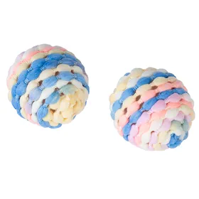 Comparer les prix de TIAKI lot de balles hochets Rainbow pour chat
