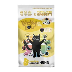 Comparer les prix de Lucky Lou Kitten volaille, poulet pour chat – 1,7 kg