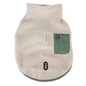 Comparer les prix de Vestes assorties "Chien et maître" en sherpa TIAKI - manteau pour chien : longueur du dos 30 cm