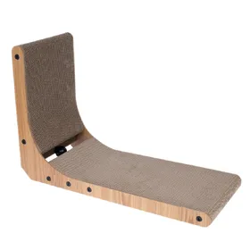 Comparer les prix de Meuble griffoir en L Leon zooplus Basics 40x25x60 cm chat