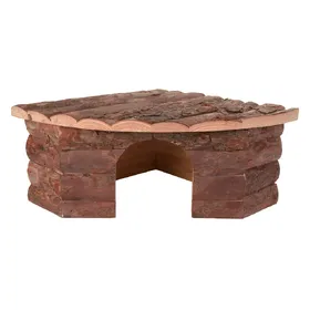 Meilleurs prix pour Maisonnette d'angle pour rongeur et lapin L 42 x l 30/30 x H 15 cm