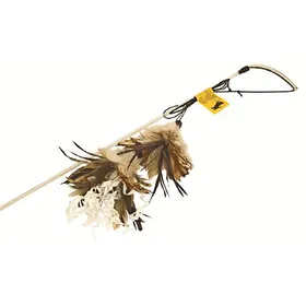 Meilleurs prix pour Canne à pêche Crunchy Feather pour chat - Jouet pour chat