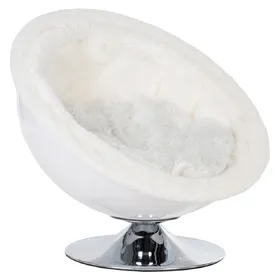 Meilleurs prix pour Fauteuil Chat rétro Diam. 60cm Pet Nest White Panier pour chien et chat