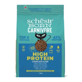 Comparer les prix de Schesir Born Carnivore High Protein hareng, saumon pour chat - 1,25 kg