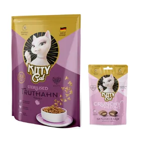 Meilleurs prix pour Kitty Cat Sterilised dinde pour chat – 2 x 800 g