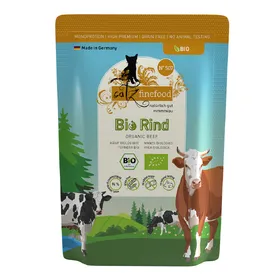 Comparer les prix de catz finefood Bio 12 x 85 g pour chat - No.507 bœuf bio