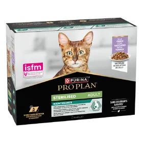 Comparer les prix de PURINA PRO PLAN Cat Sterilised Adult Maintenance 10 x 85 g pour chat – dinde