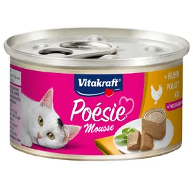 Comparer les prix de 12x85g Vitakraft Poésie Mousse Poulet nourriture humide pour chat