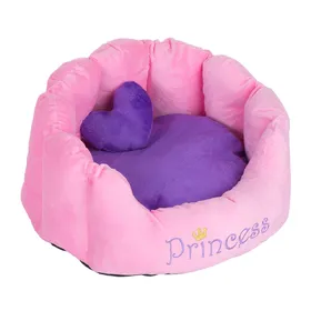 Meilleurs prix pour Panier Petit Chat Peluche Diam. 45 cm Panier Princess pour chat et petit chien