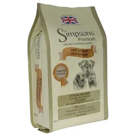 Meilleurs prix pour Simpsons Premium Adult Sensitive canard, pommes de terre - 2 kg
