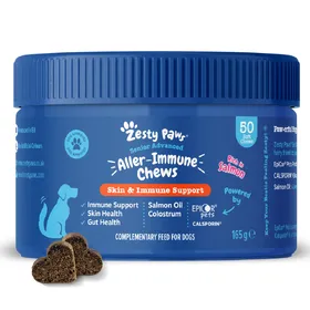 Comparer les prix de Zesty Paws Senior Allergy & Immunity au saumon, 50 bouchées à mâcher, complément alimentaire pour chiens