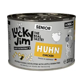 Meilleurs prix pour 6x200g Lucky Jim MINI Senior poulet nourriture pour chiens humide