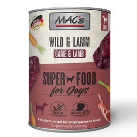 Meilleurs prix pour MAC's Adult 6 x 800 g pour chien - gibier, agneau