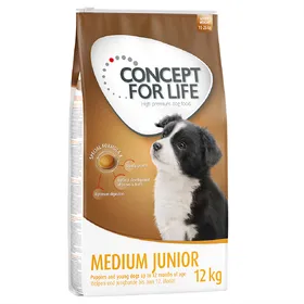 Meilleurs prix pour Medium Junior Concept for Life - Croquettes pour chien