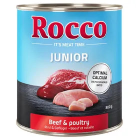 Comparer les prix de Rocco Junior 6 x 800 g - bœuf, calcium