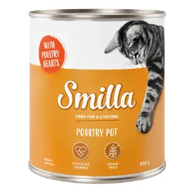 Meilleurs prix pour Smilla volaille, cœurs de volaille - Pâtée pour chat