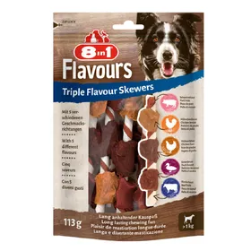 Comparer les prix de Triple Flavour Brochettes à mâcher (18 brochettes) - Friandises pour chien