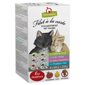 Meilleurs prix pour Variétés Filet à la carte Granatapet - Nourriture pour Chat