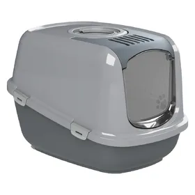 Meilleurs prix pour EcoDome XXL PeeWee Gris- Maison de toilette pour chat