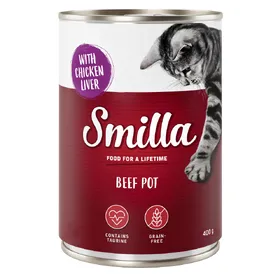 Comparer les prix de Smilla bœuf 6 x 400 g - bœuf, foie de poulet