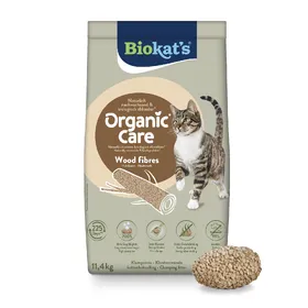 Comparer les prix de 30 l (env. 11,4 kg) Biokat’s Organic Care litière pour chat en fibres de bois