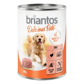 Meilleurs prix pour Briantos Delicious Paté 6 x 400 g pour chien - dinde